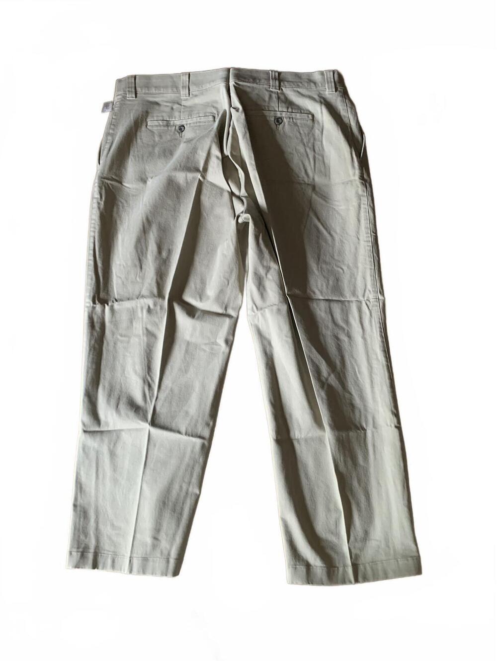 Stretch Twill Khaki Pants NEW - Picture 2 of 4